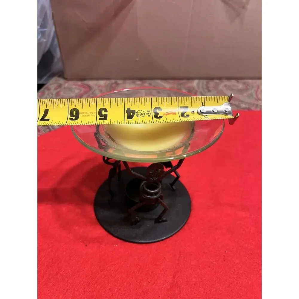 PartyLite BONES Aroma Melts Warmer P8603 Candle Holder Skeleton Halloween